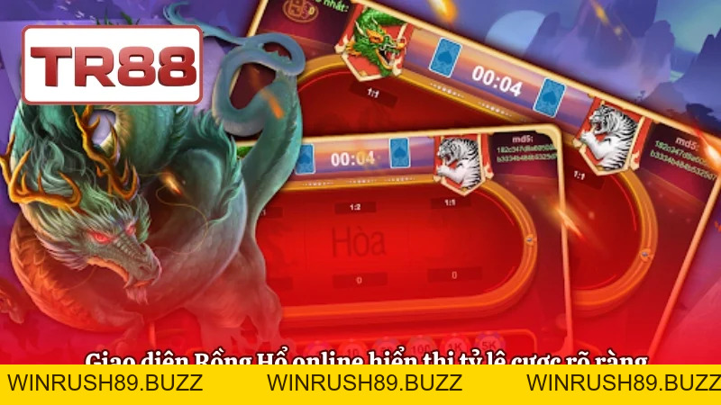 Rồng Hổ Online TR88 – Cược Nhanh Phù Hợp Mọi Người Chơi