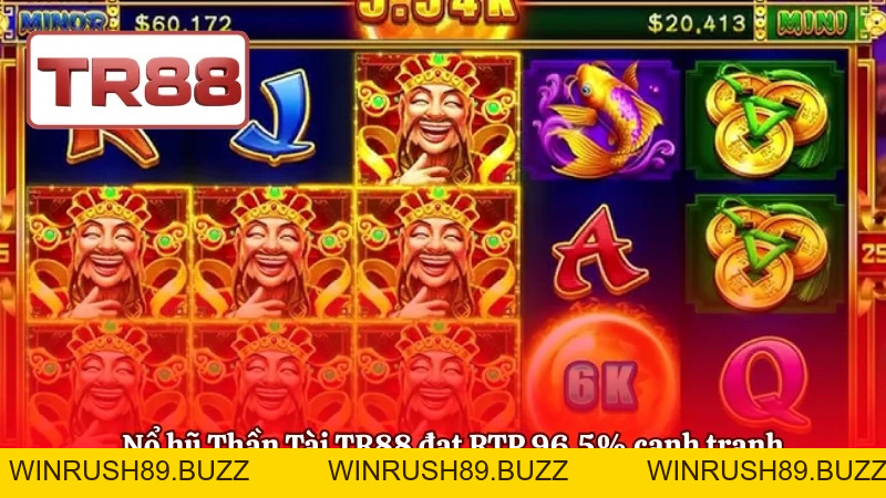 Nổ Hũ Thần Tài TR88 – Săn Jackpot Tỷ Lệ Trúng Cao Nhất 2026
